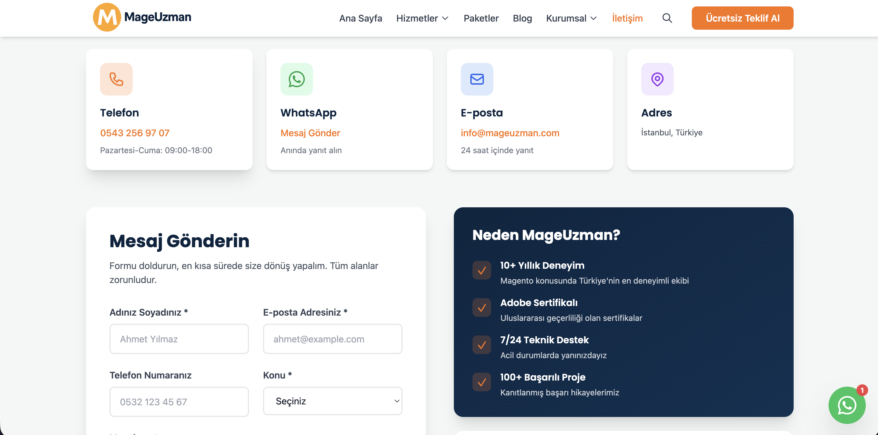 Mage Uzman: Kurumsal Danışmanlık Web Sitesi ve Marka Kimliği - Screenshot 4
