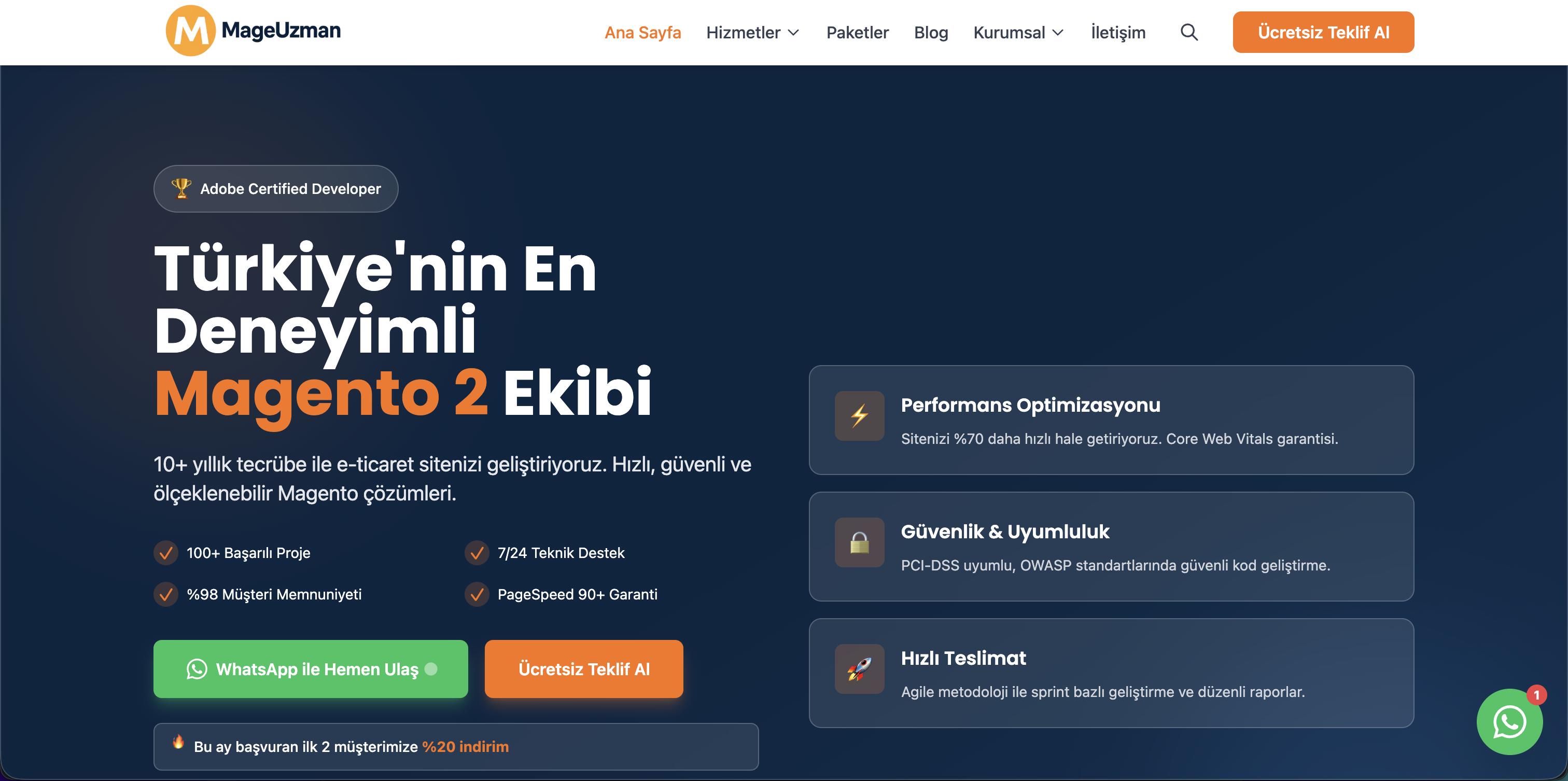 Mage Uzman: Kurumsal Danışmanlık Web Sitesi ve Marka Kimliği